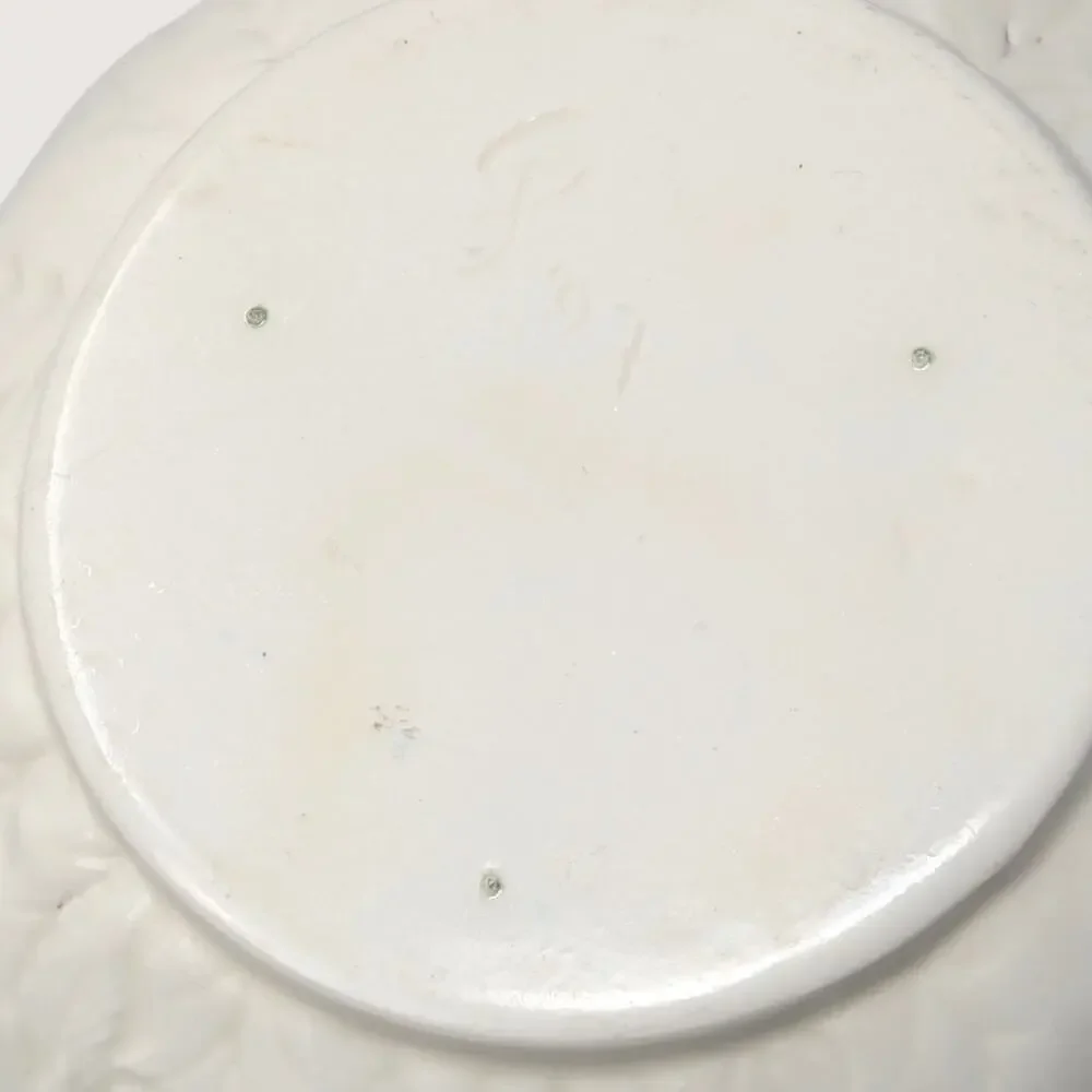 1990s Studio Pottery Ceramic Floral Planter Bowl